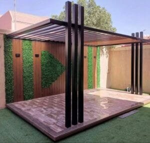 أنواع البرجولات واستخداماتها في الرياض