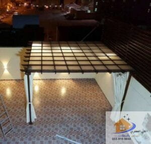 برجولات اسطح المنازل في الرياض