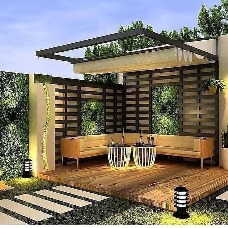 برجولات اسطح المنازل في الرياض