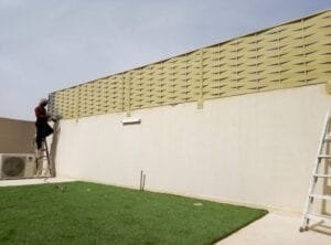 سواتر مجدول في الرياض