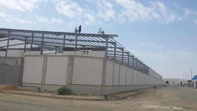 بناء هناجر حديد في الرياض