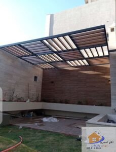 برجولات خشبية