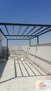 مظلات تيوبات حديد