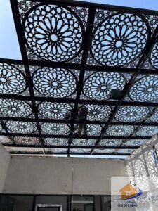 مظلات حديد قص ليزر 