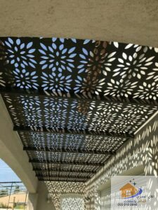 مظلات حديد قص ليزر 