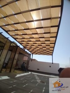 مظلات مجدول