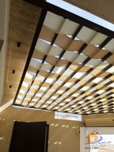 مظلات مجدول