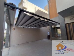 مظلات قماش متحركة 