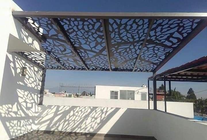 مظلات قص ليزر للمداخل