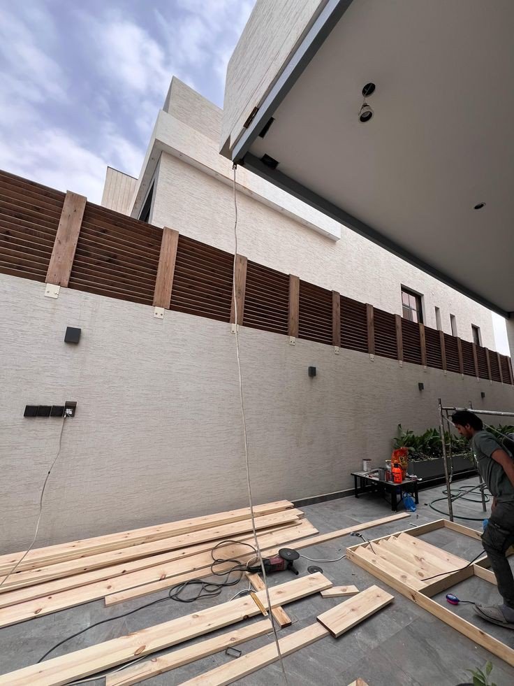 تركيب سواتر بديل الخشب بالرياض
