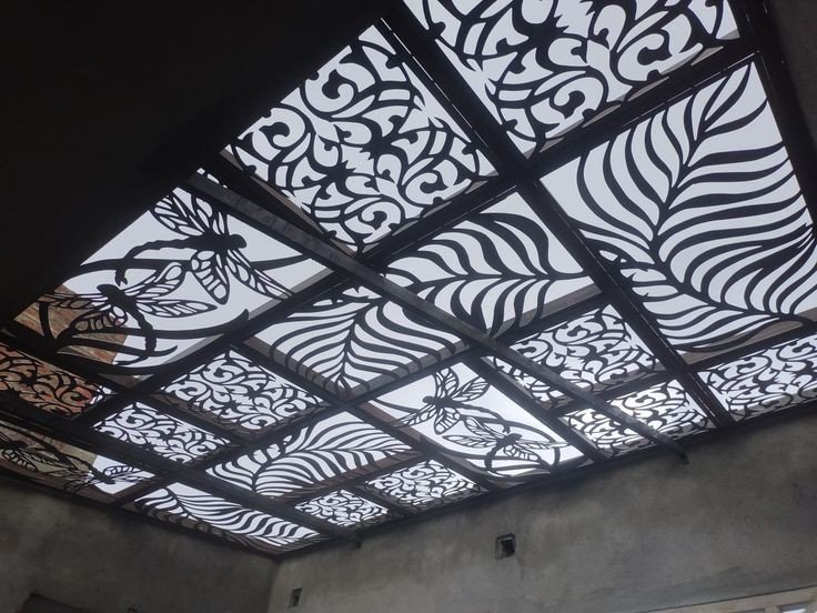 تصميم مظلات قص ليزر في حي النرجس