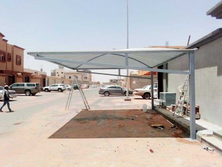 مظلات سيارات حديثة الرياض
