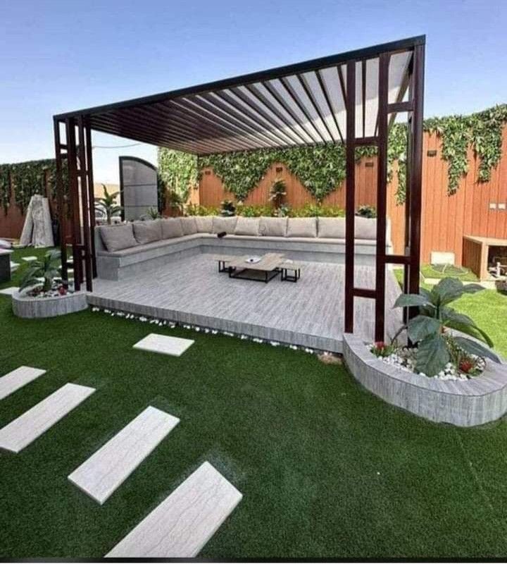 مظلات جلسات خارجية للمنازل