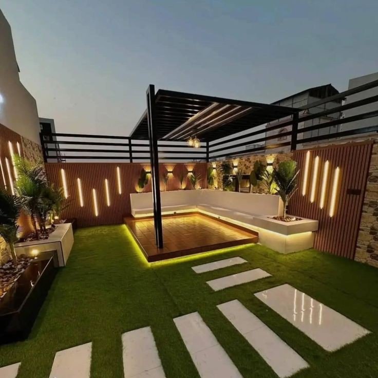 أفضل مظلات جلسات حدائق