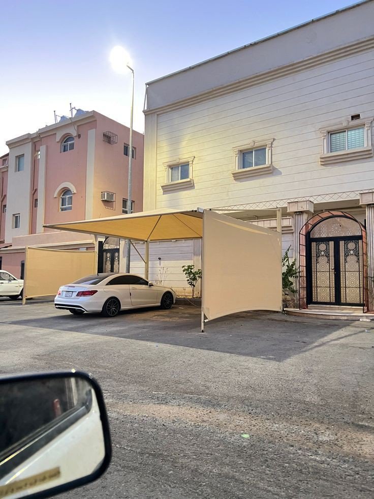 مظلات خارجية للمنازل حي الندى