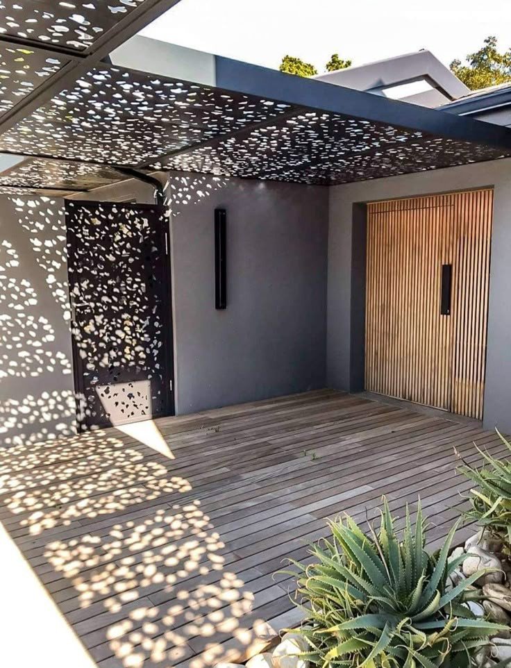 مظلات مداخل فلل قص ليزر الرياض
