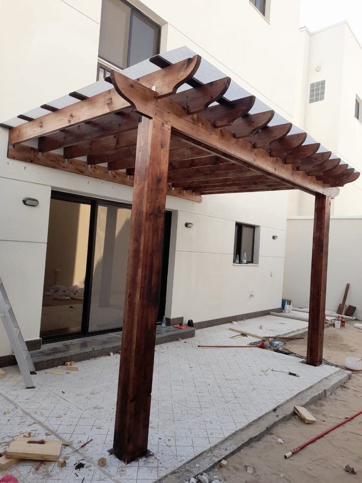 تركيب مظلات خشبية الرياض