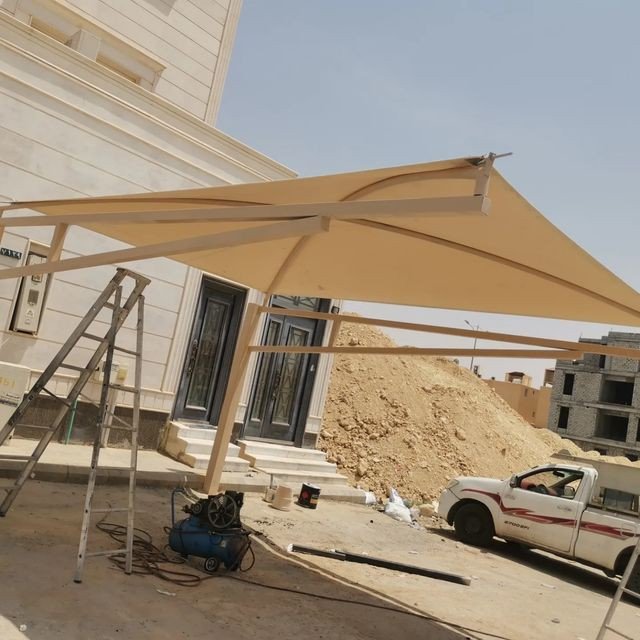 تركيب مظلات قماش كوري الرياض
