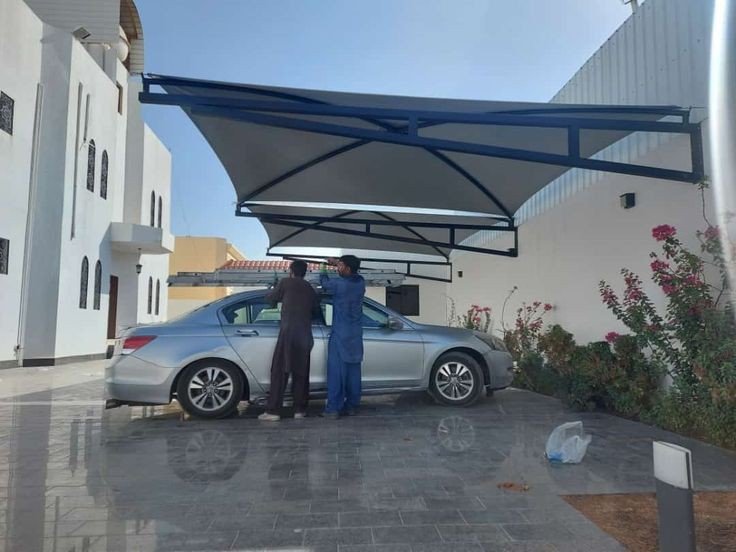 مقاول مظلات قماش كوري الرياض
