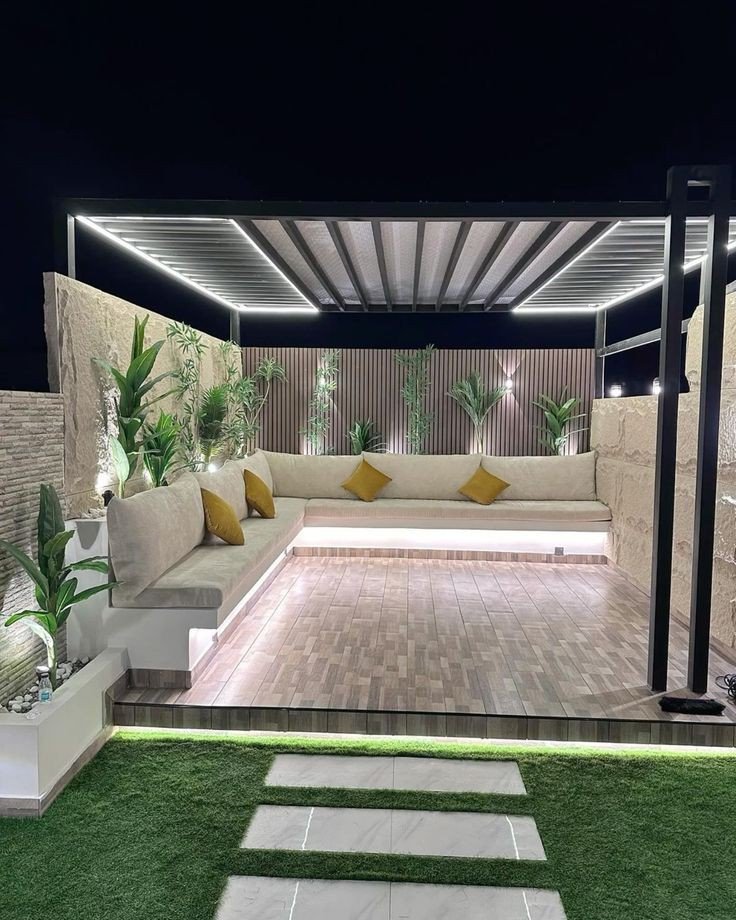 مظلات جلسات حدائق