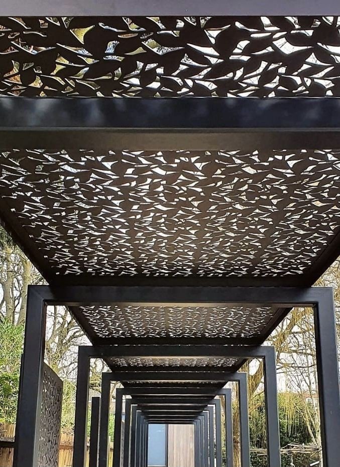 مظلات فلل ليزر حديثة الرياض
