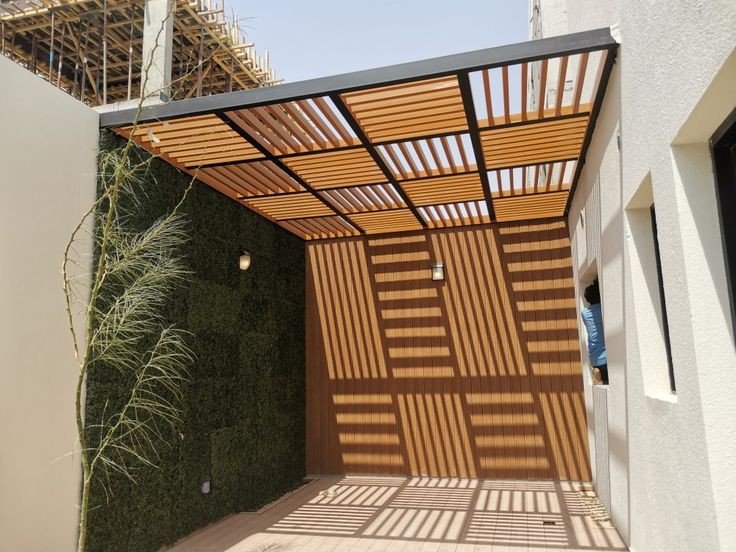 تنفيذ مظلات خشبية الرياض