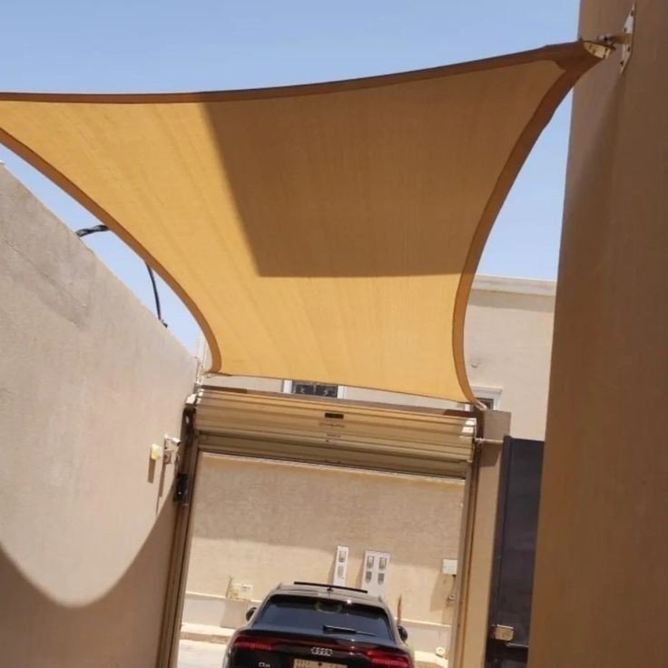 تصميم مظلات شد إنشائي