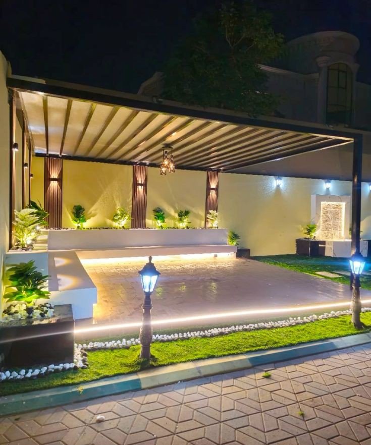 مظلات جلسات خارجية