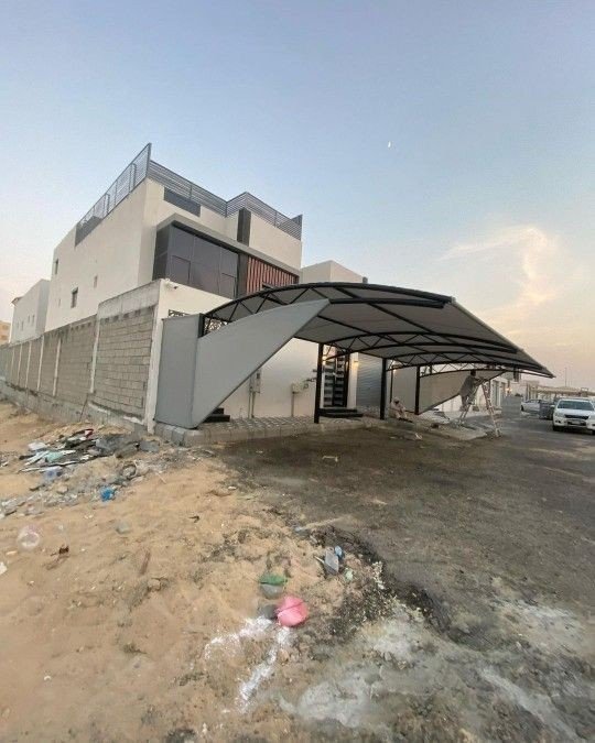 مظلات خارجية للمنازل حي القيروان