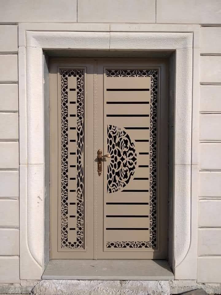 أبواب حديد ليزر حي النرجس الرياض
