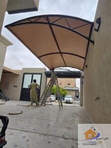 مظلات سيارات حي العزيزية الرياض