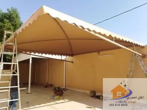 مظلات سيارات حي الصحافة الرياض