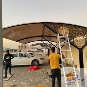 مظلات سيارات حي الملقا الرياض