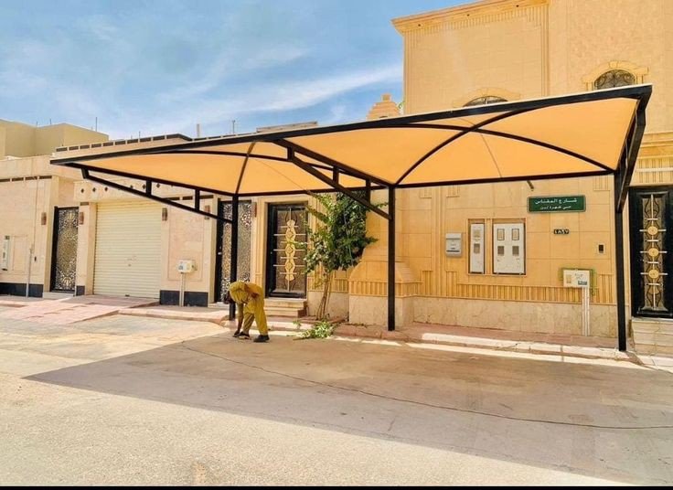 مظلات سيارات PVC للمنازل الرياض