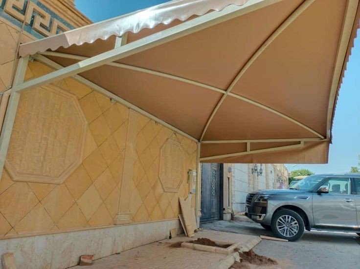 تركيب مظلات سيارات PVC الرياض
