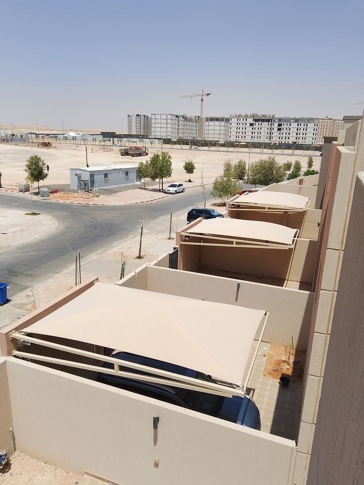 مقاول مظلات سيارات قماش PVC