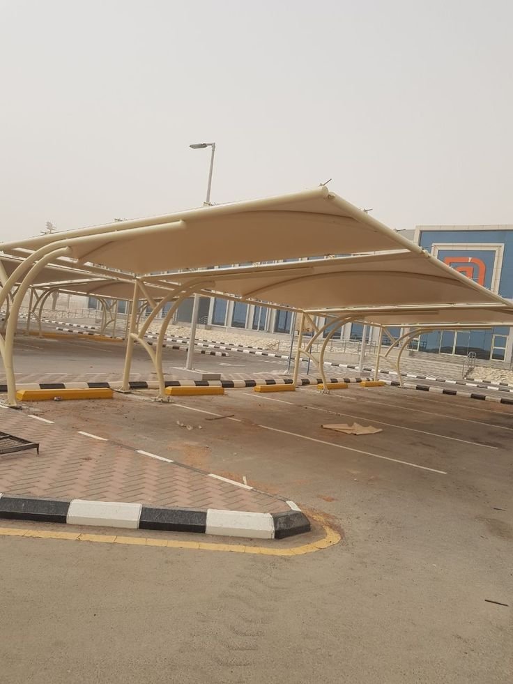 تنفيذ مظلات كابولي للمجمعات السكنية بالرياض
