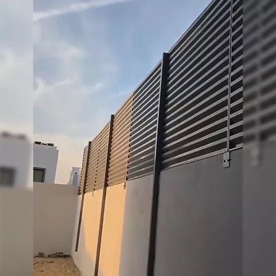 سواتر حديد للحدائق حي الرمال الرياض