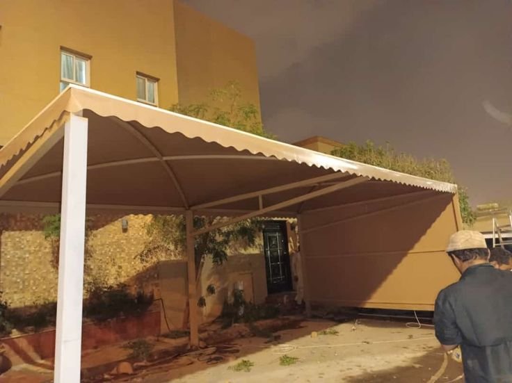 مظلات سيارات قماش الرياض