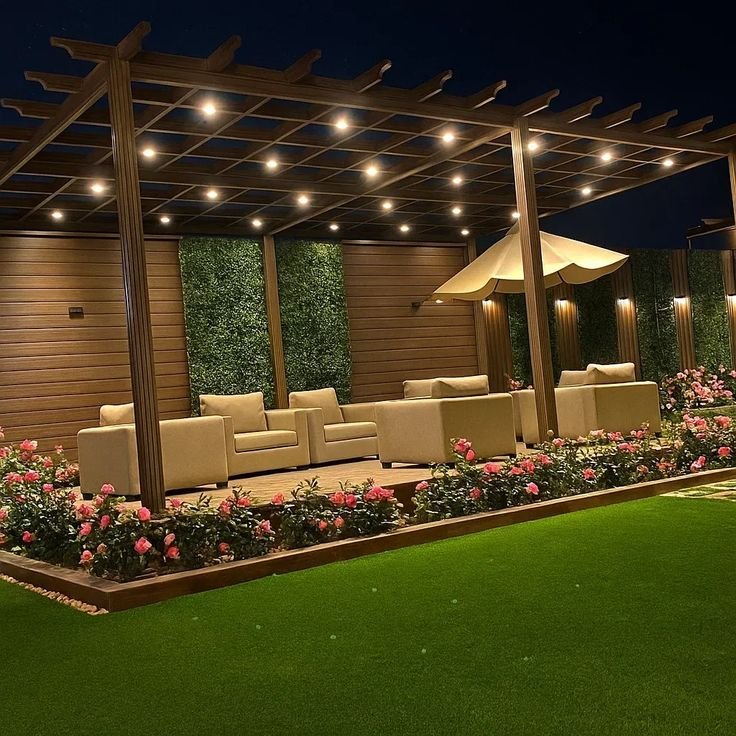 مظلات جلسات شتوية الرياض بتصميم عصري